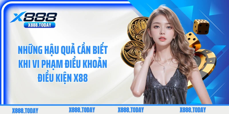 Những hậu quả cần biết khi vi phạm điều khoản điều kiện X88