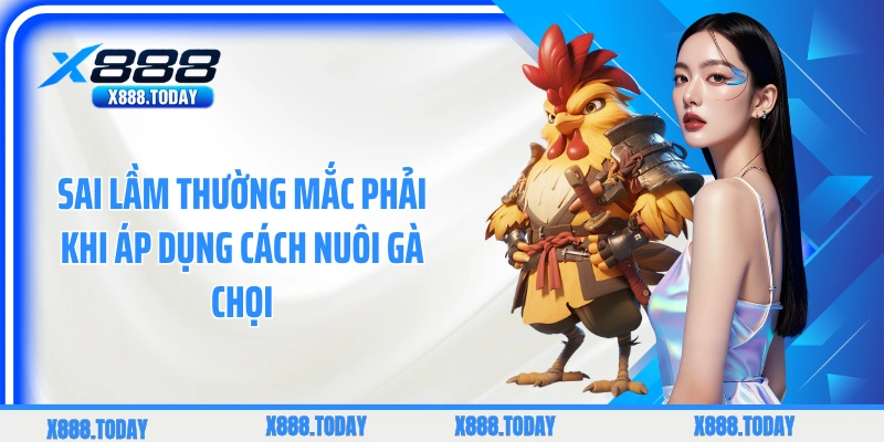 Sai lầm thường mắc phải khi áp dụng cách nuôi gà chọi